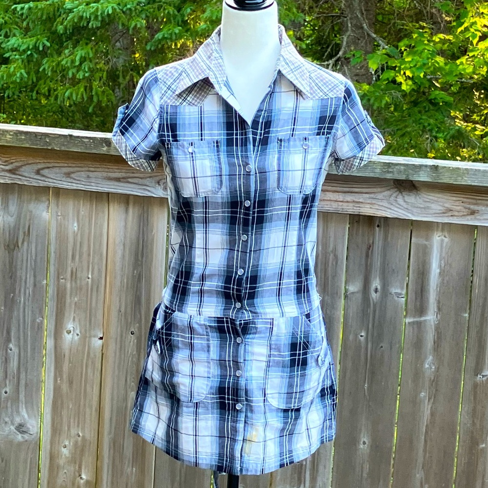 Y2K Suzy Shier Plaid Button-Up Shirt